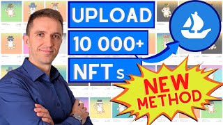 How to Upload 10000 NFT OpenSea with an APP FREE amp EASY METHOD Bulk NFTs Upload with READY CODE [upl. by Elimay]