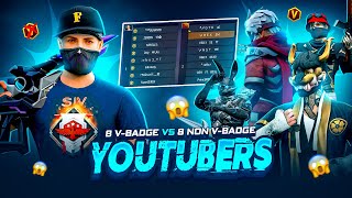 8 V BADGE YOUTUBER VS 8 NON V BADGE YOUTUBER😱🔥SAMSUNG A3A5A6A7J2J5J7S5S6S7S9A10A20A30 [upl. by Siraf]