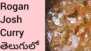 Rogan josh recipe in Telugu  hfm cooking  తెలుగులో రోగన్ జోష్ రెసిపీ [upl. by Haeli]