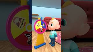 Kids pretend to play police officer vs thief  Rosoo  Baby Songs kidssong nurseryrhymes shorts [upl. by Auqkinahs828]