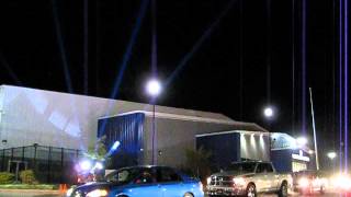 Wichita Kansas Searchlight and Skytracker Rental Hartman Arena Park City Kansas [upl. by Nelda]