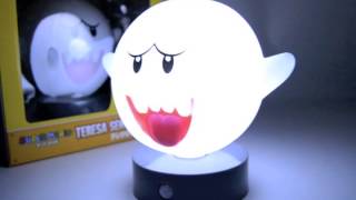 Mario Boo Teresa Night Light with motion sensor by Taito Japan Import [upl. by Reuben]