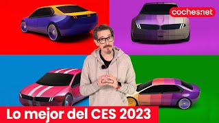 ¿Serán así los coches del futuro  Lo mejor del CES 2023  Novedades en español  cochesnet [upl. by Elocon465]