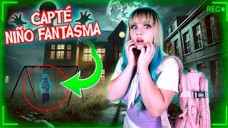 PASÉ la NOCHE en una ESCUELA EMBRUJADA y GRABÉ a un NIÑO FANTASMA REAL 👻😱😈 [upl. by Resay]