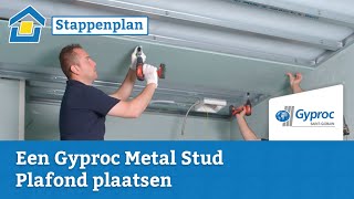 How to een Gyproc Metal Stud Plafond plaatsen [upl. by Puri]