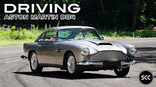 ASTON MARTIN DB4 Coupé 1961  Test drive in top gear  I6 Engine sound  SCC TV [upl. by Hilel]