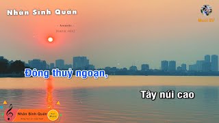 NHÂN SINH QUÁN  JIN TUẤN NAM Guitar beat solo karaoke Muoi Music  Muối SV [upl. by Godric274]