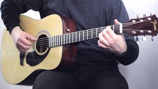 Fender FA125 acoustic guitar  Demo Soundcheck [upl. by Avahc]