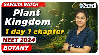 Plant Kingdom Class 11  NEET 2024  All Concepts amp Tricks  NEET Botany [upl. by Nagaem304]