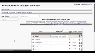 Moodle Gradebook Display letter grades [upl. by Cornia]