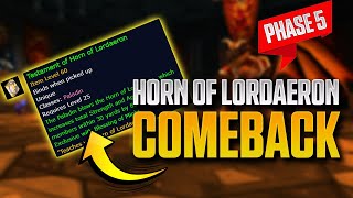 BWL Trial System  Horn von Lordaeron  Season of Discovery Phase 5 [upl. by Ieppet734]