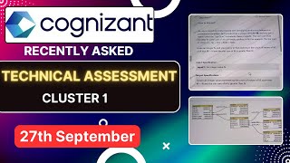 cognizant technical assessment 27th September All Questions cognizant [upl. by Byers840]