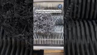 Aluminium Turning Scrap Shredder  Aluminium Scrap Shredder Machine  Amey ShredTech aluminium [upl. by Niahs449]