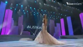 Miss Universe 2011 Preliminary  AUSTRALIA ScherriLee Biggs [upl. by Maxantia579]