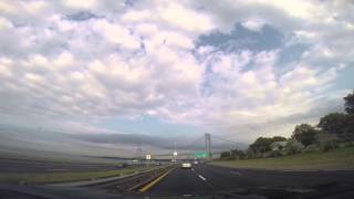 GoPro Verrazano Bridge from Belt Parkway [upl. by Kcirdnekal208]