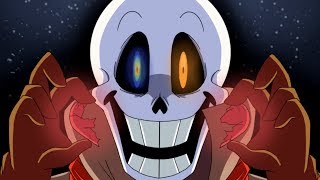 Undertale  Stronger than you  FriskChara amp Sans trio Lyric video [upl. by Edorej]