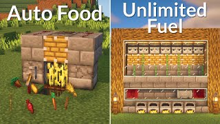 4 EASY Starter Farms For 121 Survival Minecraft [upl. by Alberic924]