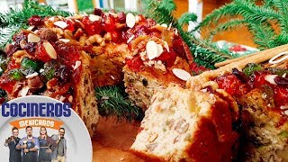 Receta Panqué de navidad  Cocineros Mexicanos [upl. by Drandell528]