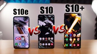 Which Samsung Galaxy S10 is Right For You S10e vs S10 vs S10 [upl. by Ayotel]