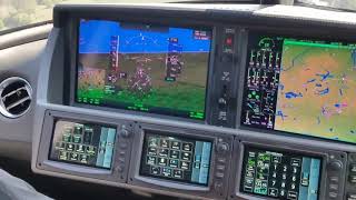 Cirrus Vision short field landing KSSQ 3600ft [upl. by Ringler]