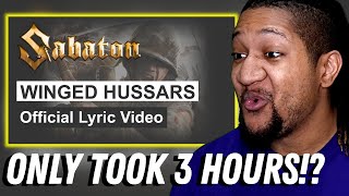 Reaction to SABATON  Winged Hussars Official Lyric Video [upl. by Airetnahs]