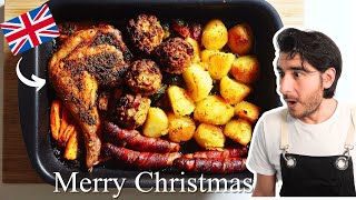 クリスマスディナーといえばこれ！イギリスの伝統料理、たった45分で作れる超簡単レシピ！British Christmas Dinner [upl. by Freddy]