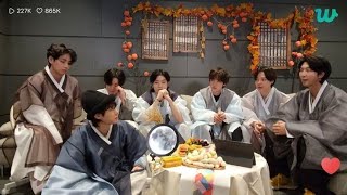 ENG SUB BTS Last Chuseok Weverse live 2022 [upl. by Onaicul]