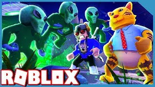 2 PLAYER ZOMBIE ALIEN INVASION IN ROBLOX [upl. by Christye]