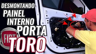 Como Remover Painel Interno da Porta da Fiat Toro [upl. by Hauser205]