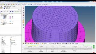 Abaqus Pre tension bolt load analysis using hypermesh [upl. by Nezam]