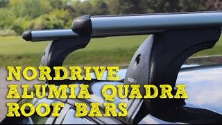 Nordrive Alumio amp Quadra Roof Bars From MicksGaragecom [upl. by Ynor]