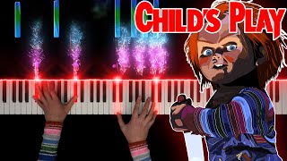 Chucky Song  Childs Play Theme 1988 Piano Solo [upl. by Dygal81]