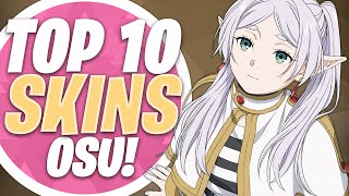 osu Best 10 Skins Compilation 2024 [upl. by Dorine]