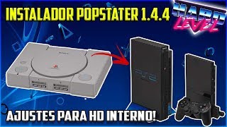 Instalador POPSTARTER 144  Envie os jogos de PS1 para o HD interno do PS2 facilmente [upl. by Vannie]