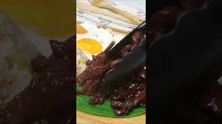 TapSiLog 😋 Tapa Sinangag at Itlog  Pinoy Yummy Breakfast shorts pinoyrecipeatibapa breakfast [upl. by Adnal]