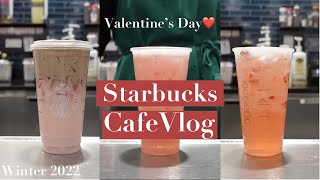 happy valentines day❤️  Target Starbucks  cafe vlog  ASMR [upl. by Weaks960]