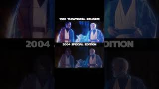 Return of the Jedi Ending THEATRICAL RELEASE vs SPECIAL EDITION [upl. by Baudoin531]