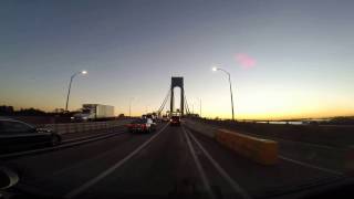 Verrazano Narrows Bridge Upper Level Eastbound [upl. by Farrish]