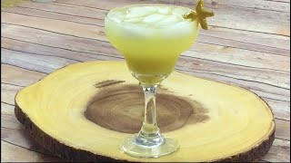 Star Fruit  Carambola Pineapple Drink carambola kamrakhdrink drinkrecipe mocktail [upl. by Rikki869]