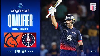 Cognizant Major League Cricket Qualifier Highlights  San Francisco Unicorns Vs Washington Freedom [upl. by Honig]