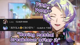 Claude tried to do a high voice that it reached Millies pingpong level  NIJISANJI EN Clip [upl. by Ialocin]