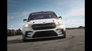 SKODA Enyaq RS Race [upl. by Toinette]