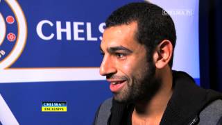 EXCLUSIVE New signing Mohamed Salah speaks to Chelsea TV [upl. by Tallie432]