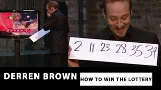 Derren Predicts Lottery Numbers  HOW TO WIN THE LOTTERY  Derren Brown [upl. by Nuawaj]