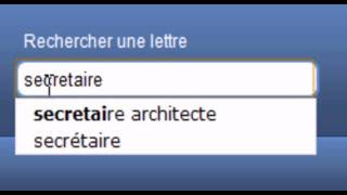 lettre de motivation pour une secrétaire [upl. by Ahsenak]