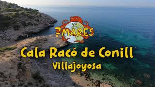 🌊 Cala RACÓ de CONILL ★ VILLAJOYOSA ★ 7 Mares 🌊 [upl. by Yrolam]