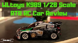 WLtoys K989 128 Scale RTR RC Car Review [upl. by Oren]