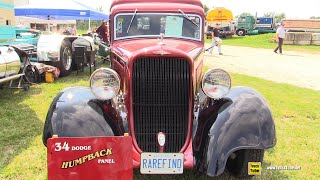 1934 Dodge Humback Panel Show Car  Exterior Interior Tour 2021 Clifford Truck Show [upl. by Ahkeber]