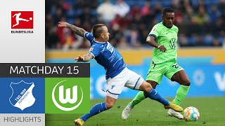 TSG Hoffenheim  VfL Wolfsburg 12  Highlights  Matchday 15 – Bundesliga 202223 [upl. by Zeiler]