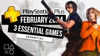 PlayStation Plus Essential February 2024 Monthly Games  PS Plus February 2024 [upl. by Hermione]